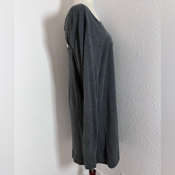 Soma French Terry Cutout Tunic Heather Quartz - Picture 5 of 8